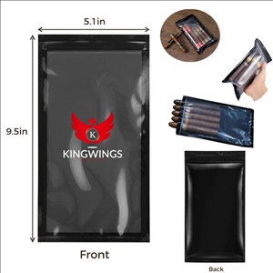 5 Cigars Plastic Cigar Humidor Packaging Bags